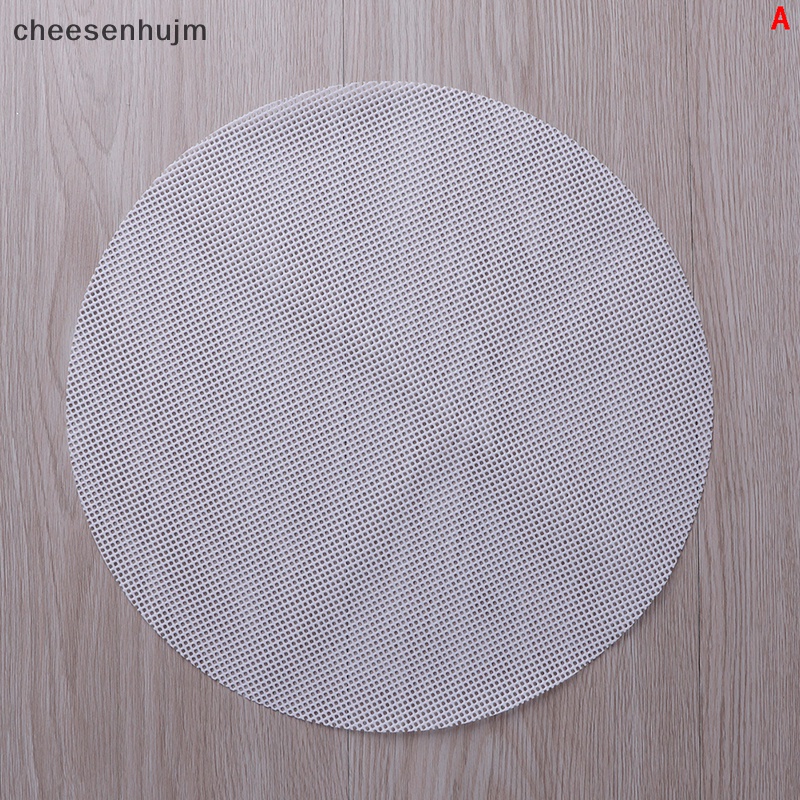Tấm Lưới Lót Bánh Bao Hấp Hình Tròn Bằng Silicon Chống Dính Tiện Dụng
