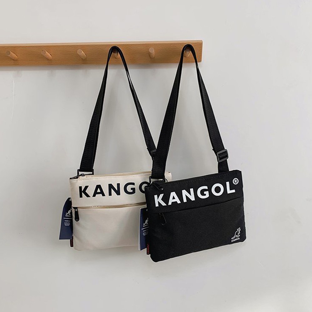 Thời Trang Chất Lượng Cao KANGOL Kangaroo Ngoài Trời Ví Đeo Vai Đeo Chéo Ngực Túi Messenger