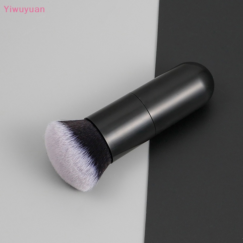 < Yiwuyuan > Cọ Trang Điểm Lông Mềm Cán Tròn Màu Đen Chuyên Nghiệp Cho Nữ