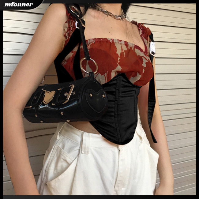 Áo Crop Top Ôm Dáng Màu Sắc Trơn Có Dây Điều Chỉnh Được Cho Nữ