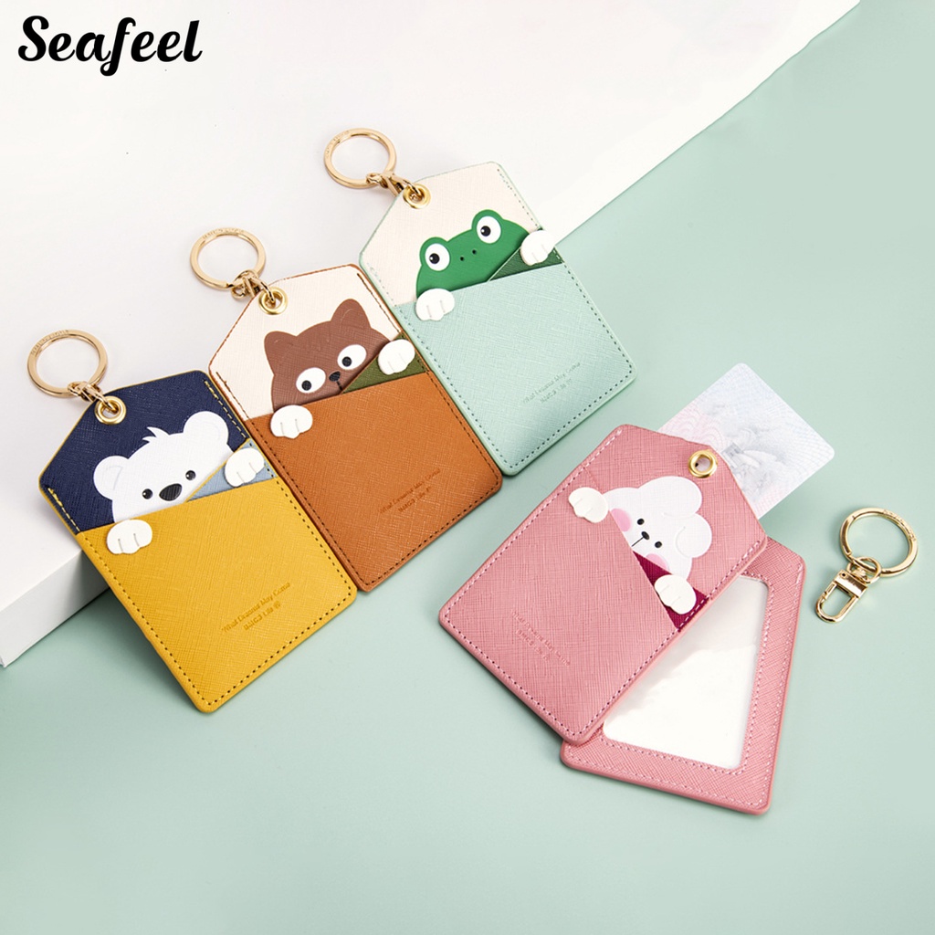 Móc Khóa Giả Da Hình Động Vật Hoạt Hình Đáng Yêu