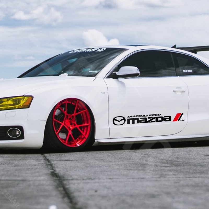 Miếng Dán Trang Trí Chống Trầy Chống Thấm Nước Cho Xe Hơi Mazda 2 3 CX5 CX30 CX8 CX3 Mazda2 6 5 CX9 BT50