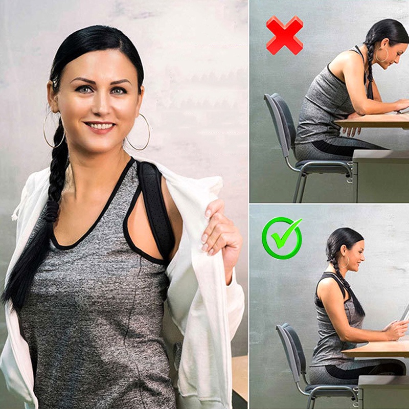 Đai chống gù lưng dành cho nam, nữ hỗ trợ tập luyện cải thiện vóc dáng