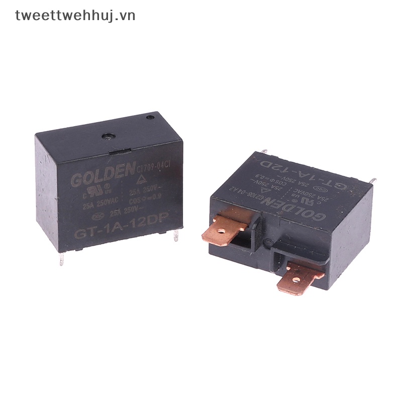 Rơ Le Điều Hòa Nhiệt Độ Nước 12V GT-1A-12D / GT-1A-12DP 12V 25A