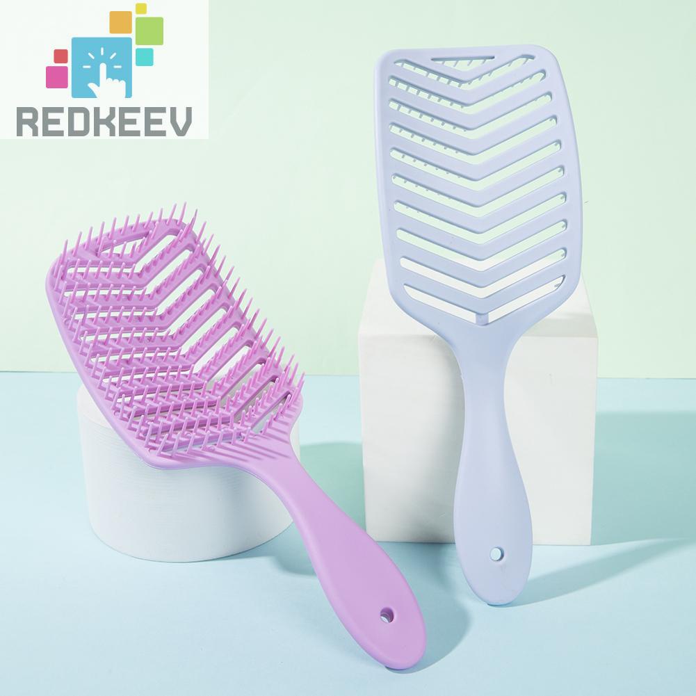 Lược Chải Tóc Hình Chữ V Chống Mòn Thiết Kế Rỗng Chuyên Dụng Cho Salon