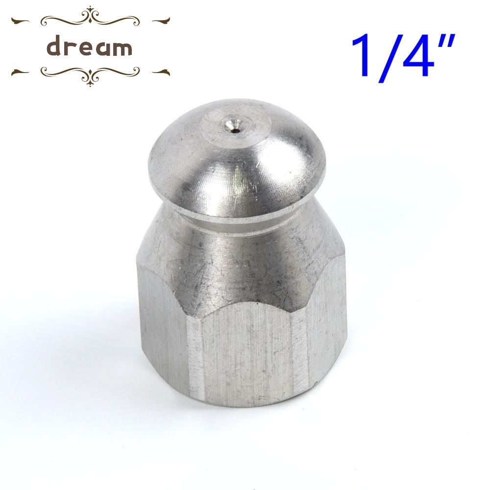 【DREAMLIFE】New 1/4 inch Pressure Cleaning Female Nozzle Stainless steel Cleaning Nozzle