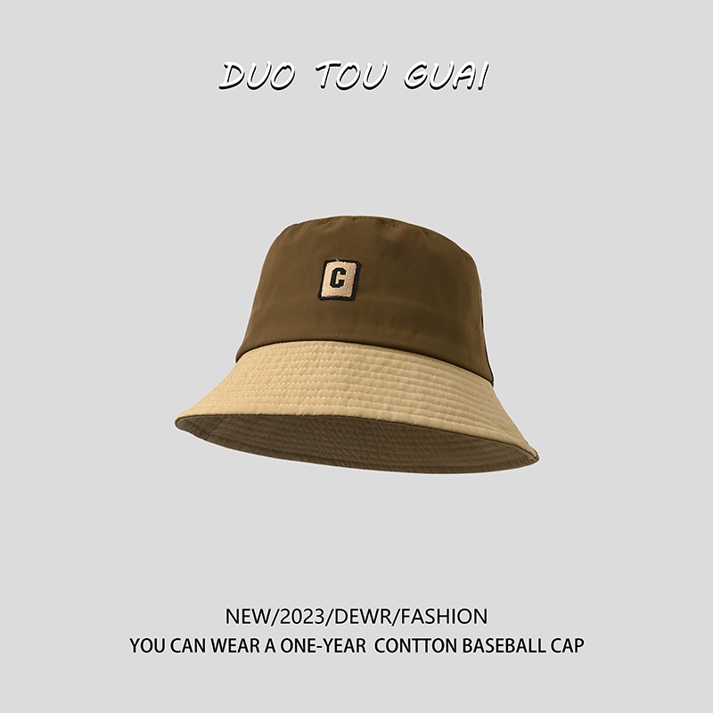 Nón Tai Bèo In Chữ C Màu Sắc Thời Trang Xuân Hè Phong Cách Nhật Bản Cho Nữ