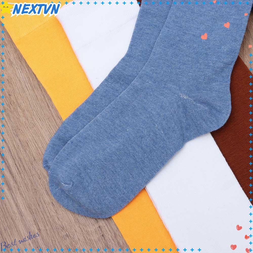 Vớ Dài Qua Gối Màu Sắc Đơn Giản Giữ Ấm Mùa Thu Cho Nữ