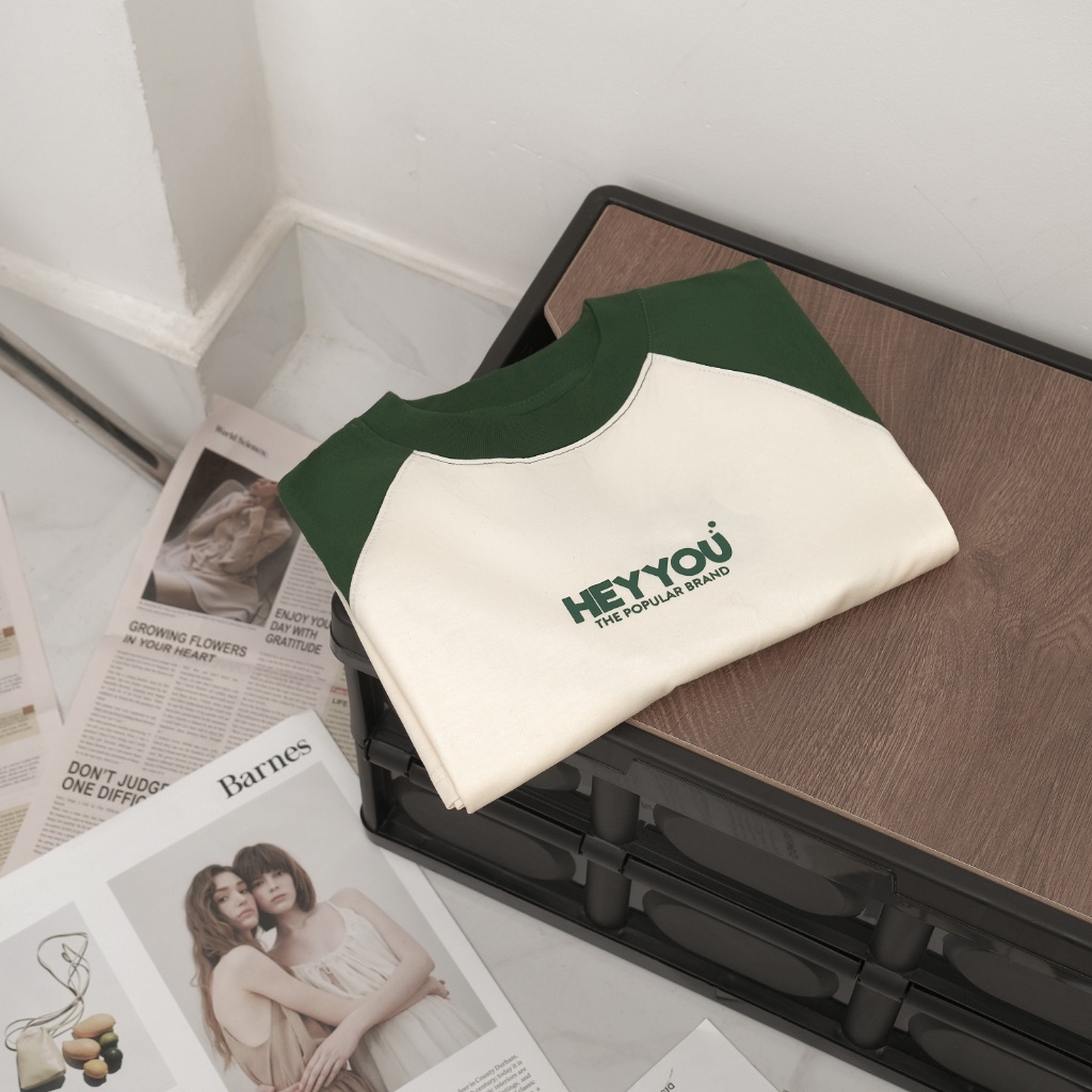 Áo thun Heyyou! Basic Logo Raglan