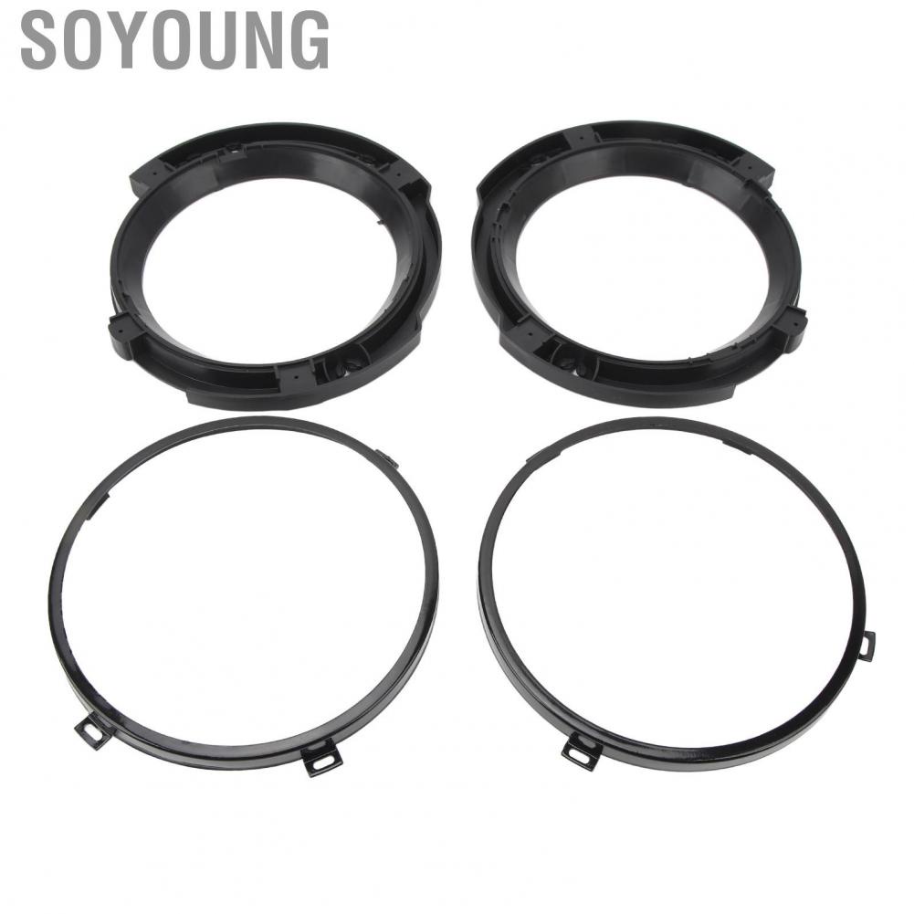 Soyoung Car Headlamp Mounting Bracket Ring Trim Headlight Stable 7 Inch for Wrangler JK 2007 To 2018