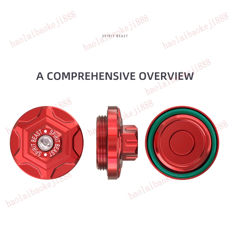 Spirit beast CNC Honda PCX150 160 ADV LEAD125 Click Dầu thoát dầu cắm vít tinh thần quái thú sửa đổi xe máy từ dầu sump hạt dầu sump phù hợp