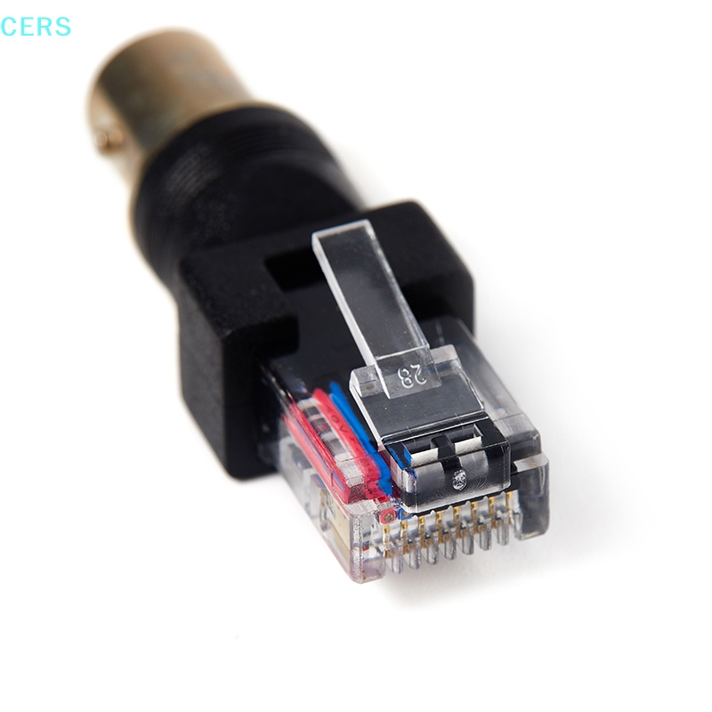 1 Đầu Nối BNC Cái Sang RJ45 Đực Màu Đen