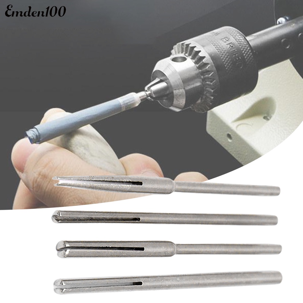 Set 4 Kẹp Giấy Nhám Bằng Thép Không Gỉ Giá Đỡ