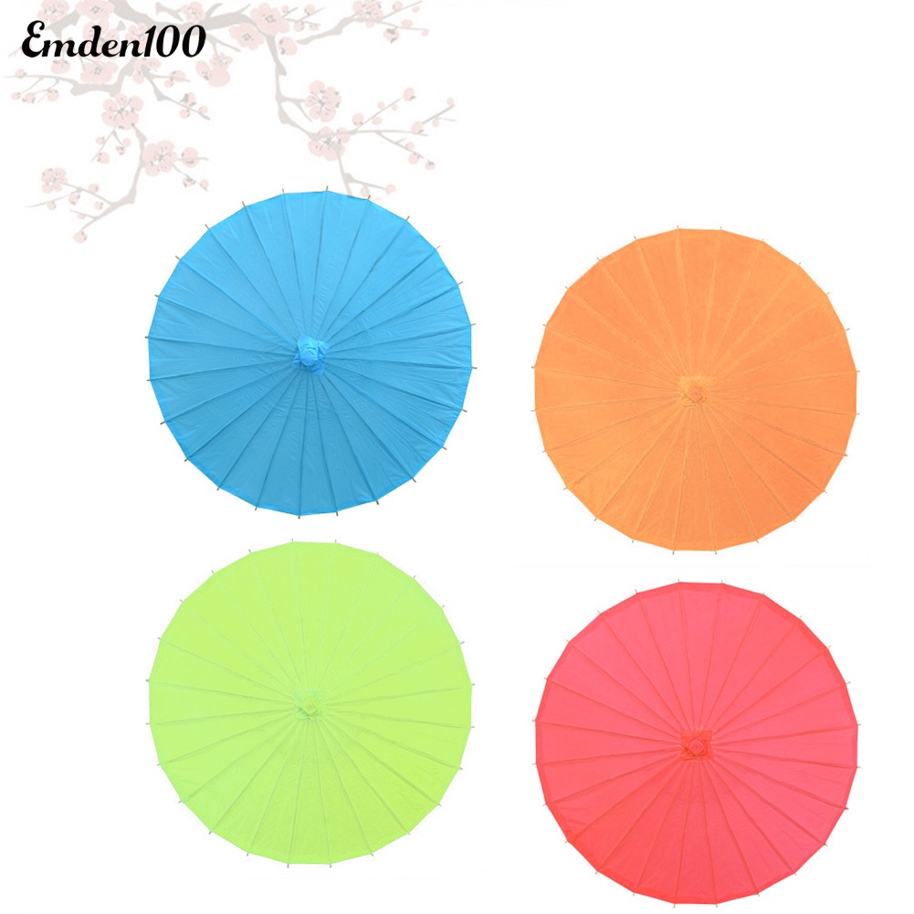 Dù Giấy Màu Trơn Phong Cách Trung Hoa Cổ Điển Dùng Làm Đạo Cụ Chụp Ảnh