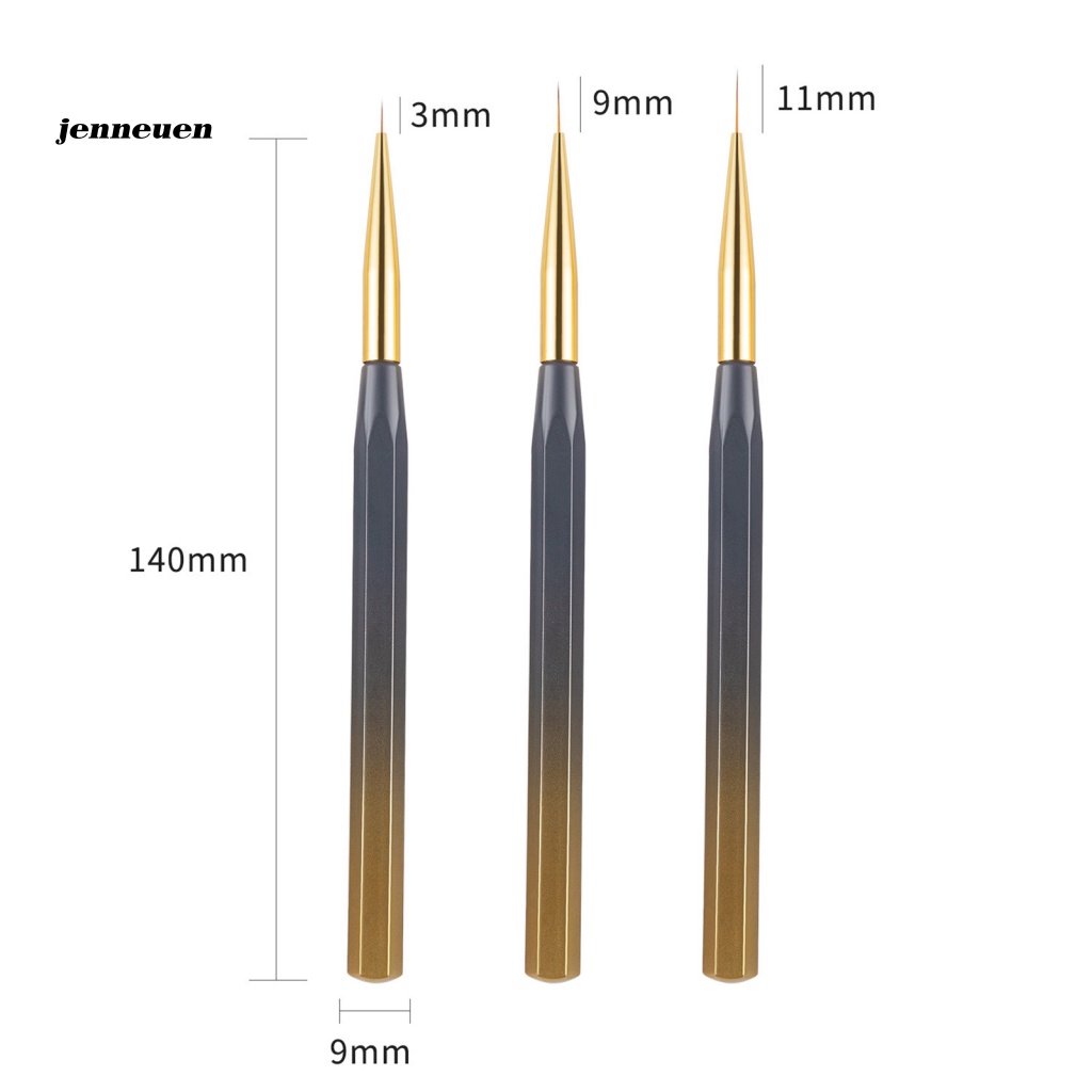 Set 3 Bút Vẽ Trang Trí Móng Tay Nghệ Thuật