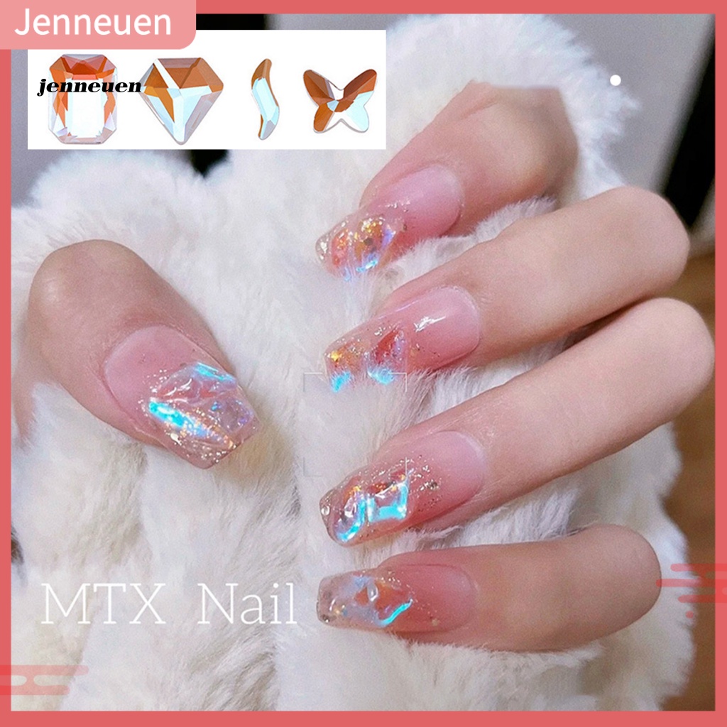 Set 50 Phụ Kiện Trang Trí Móng Tay 3D Màu Sắc Tươi Sáng