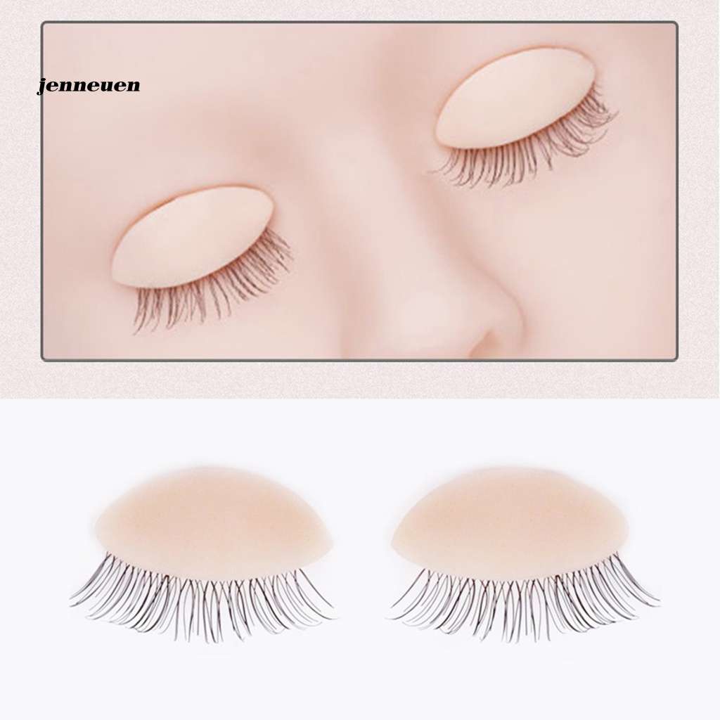 Set 3 Cặp Mô Hình Đầu Ma Nơ Canh Trọng Lượng Nhẹ Hỗ Trợ Luyện Tập Trang Điểm Lông Mi