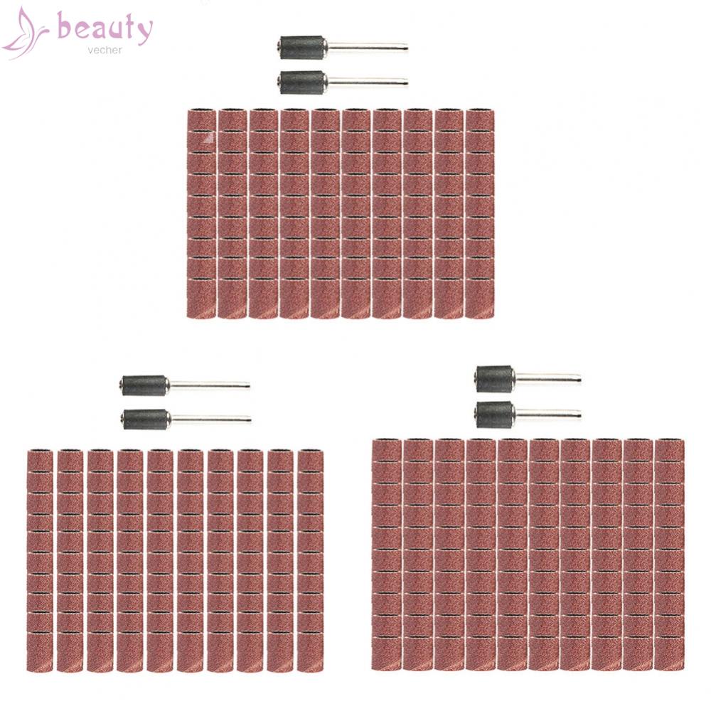 Bộ 102 Miếng Giấy Nhám Đánh Bóng Móng Tay 1 / 2 '' 3 / 8 '' 1 / 4 ''