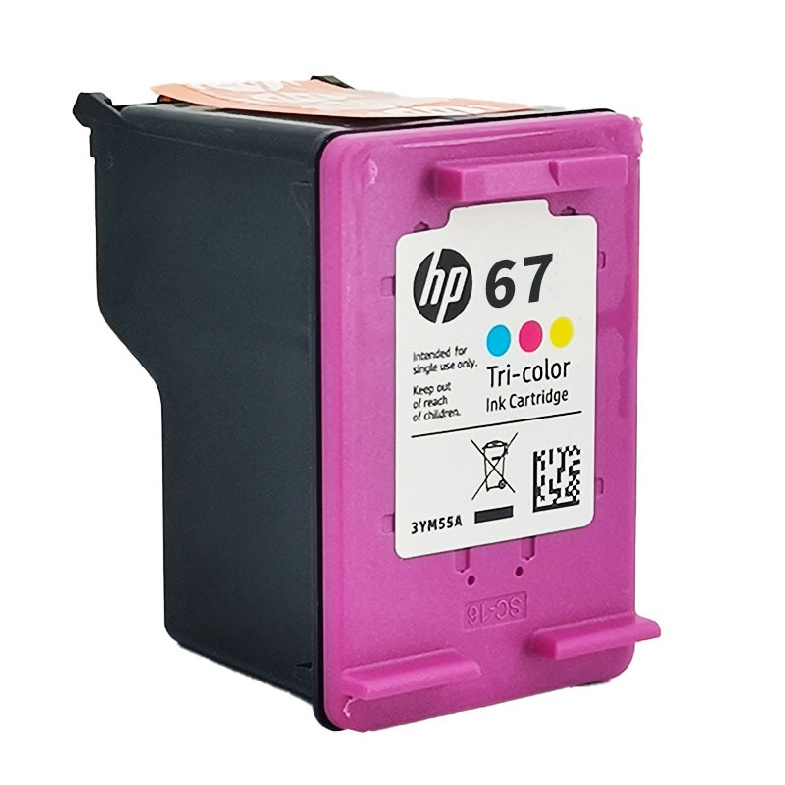 Mengqi 67 Black/Tri-Color Ink Cartridge for HP DeskJet 2700 2723 2330 6020 2320 2332