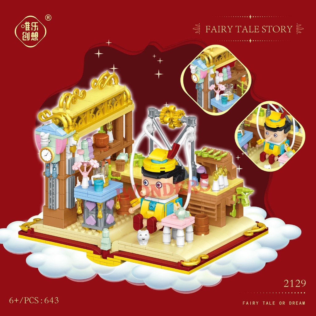 Bộ Đồ Chơi Lắp Ráp Lâu Đài Hoa Sáng Tạo Cho Bé