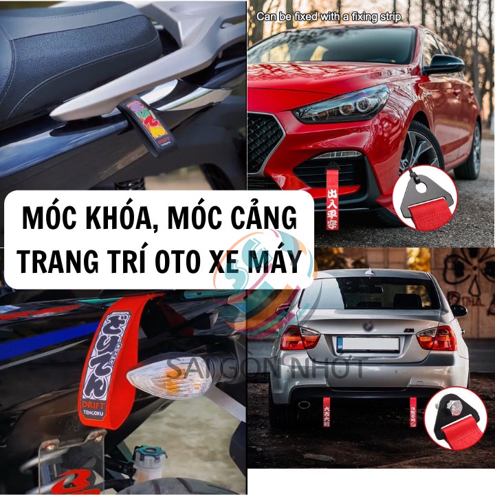 Móc Treo Cảng, Móc Khoá Trang Trí Xe Máy, Xe Điện, Xe Oto