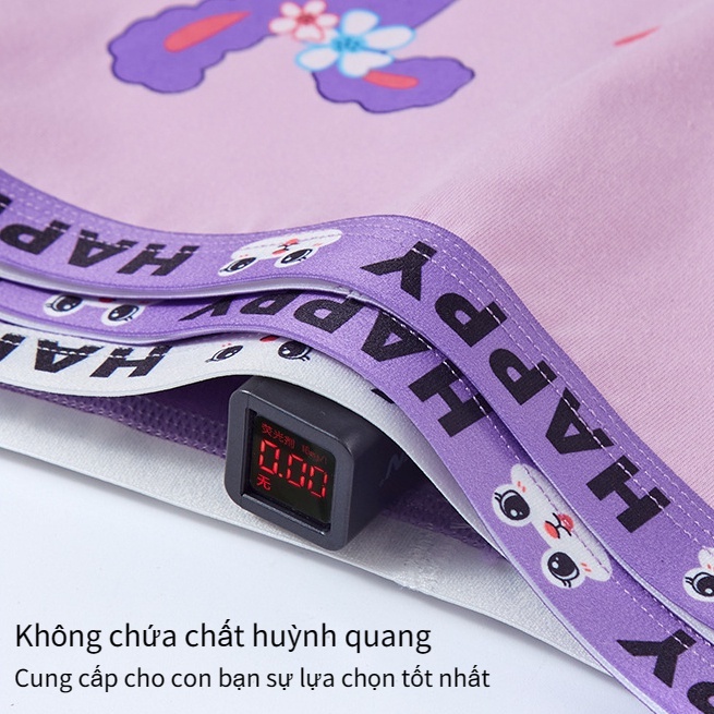 Quần Lót cotton Nhiều Màu Thoáng Khí Thoải Mái Cỡ Nhỏ Và Vừa In Họa Tiết Hoạt Hình Dễ Thương Cho Bé Gái