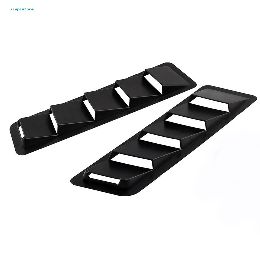 [Xiapistore] Bộ 2 Khung Nhựa ABS Làm Mát Không Khí Trang Trí Mui Xe Hơi