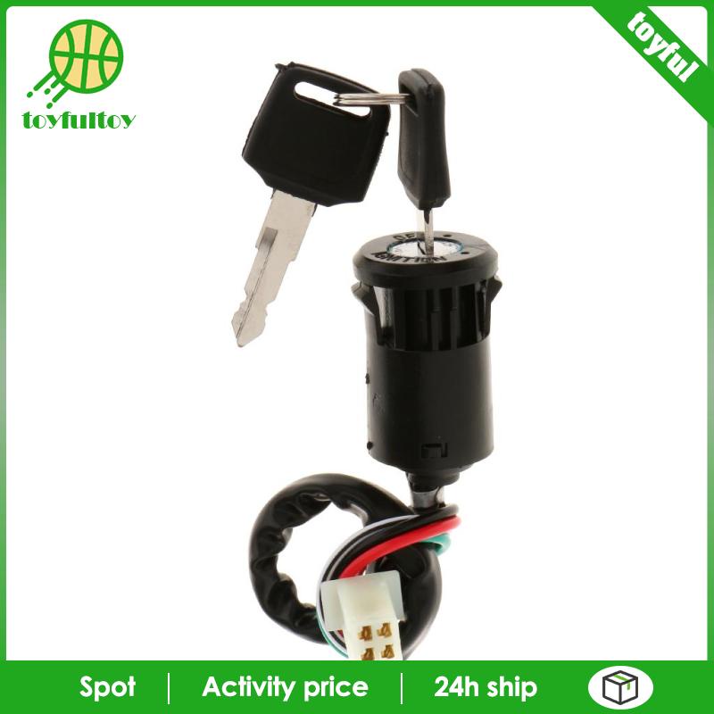 Công Tắc Đánh Lửa Khởi Động 4 Dây Cho Xe Tay Ga 50-250cc