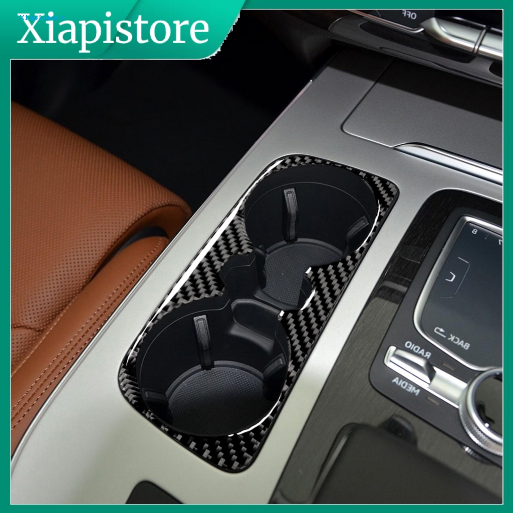 Miếng Dán Trang Trí Giá Đỡ Cốc Chống Thấm Nước Cho Xe Hơi Audi New Q7 SQ7 4M 2016-201