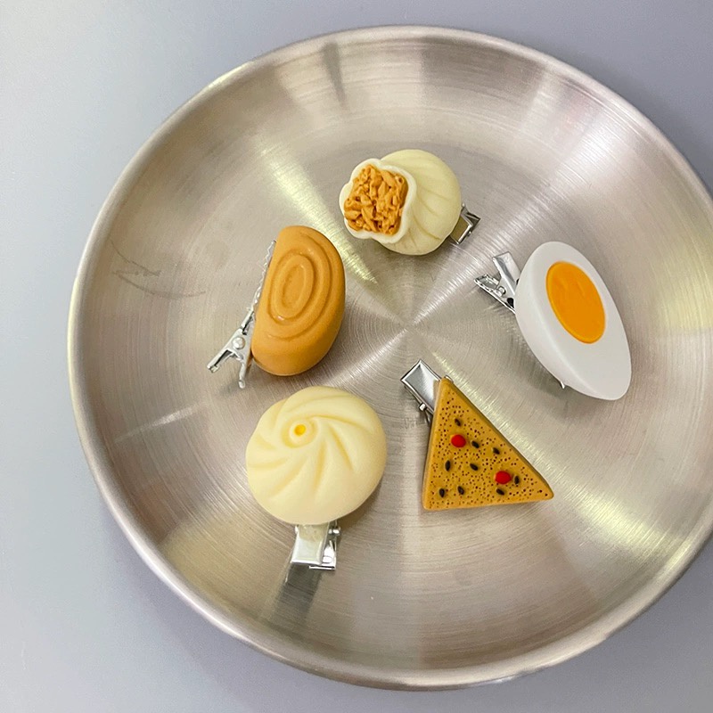 Kẹp Tóc Hình Trái Tim / Bông Hoa Hướng Dương Mềm Mại Xinh Xắn