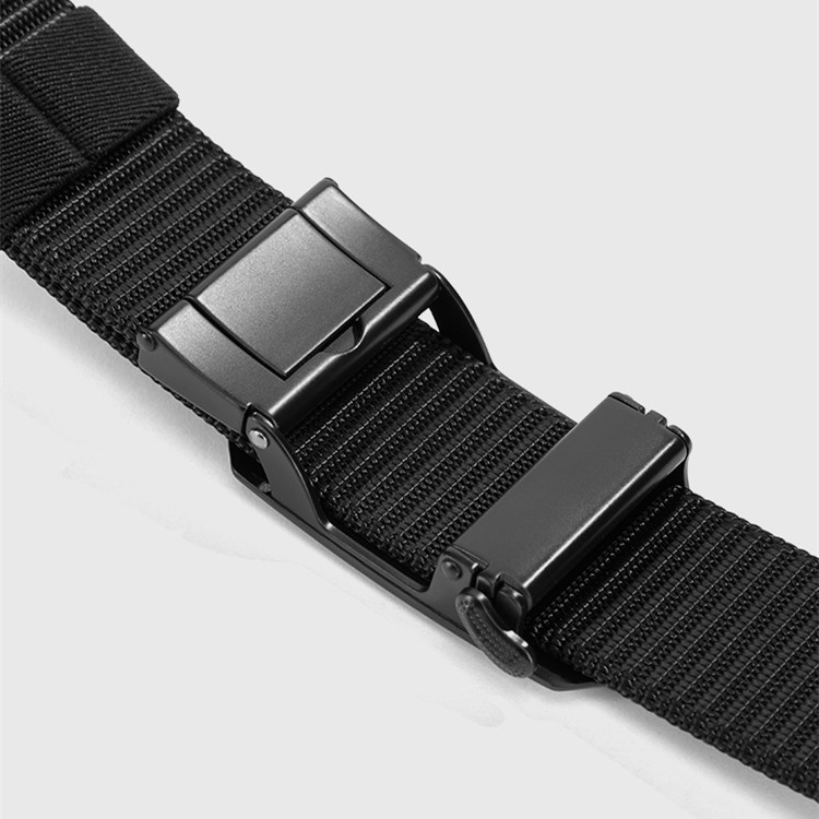 Thắt Lưng Vải Canvas Nylon Tháo Lắp Nhanh Phong Cách Thể Thao Trẻ Trung Cho Nam