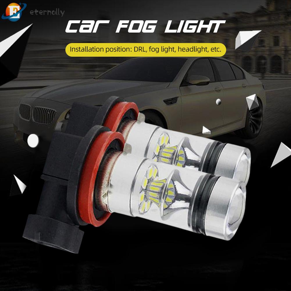 Set 2 Bóng Đèn H4 H7 H11 100W 6500K 2000LM Siêu Sáng Dành Cho Ô Tô