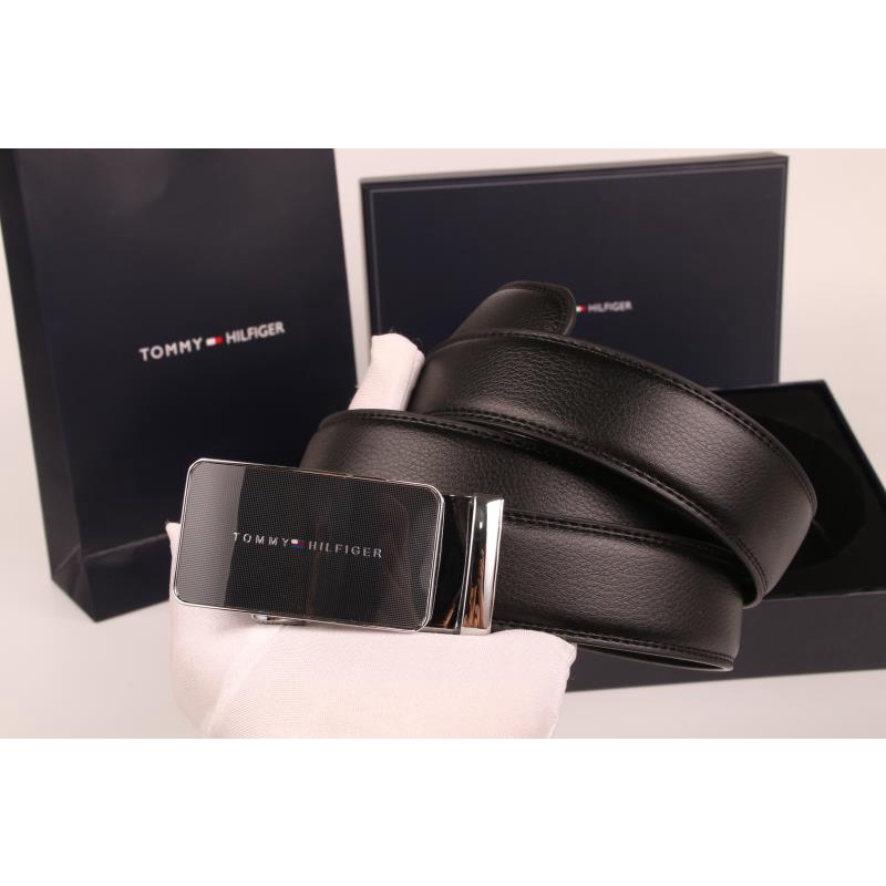 Tommy hilfiger thắt lưng mỏng dây đeo thắt lưng bằng da thật thời trang blogger xu hướng thắt lưng ghim khóa thắt lưng nam và nữ đồng quê