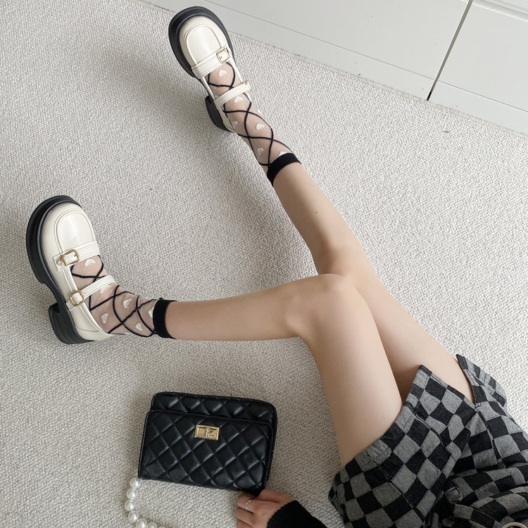 Giày Búp Bê Da PU Mũi Tròn Thời Trang Cho Nữ