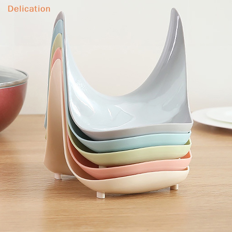 Giá đỡ nắp nồi/ thìa ELEBUY bằng nhựa tiện dụng cho nhà bếp