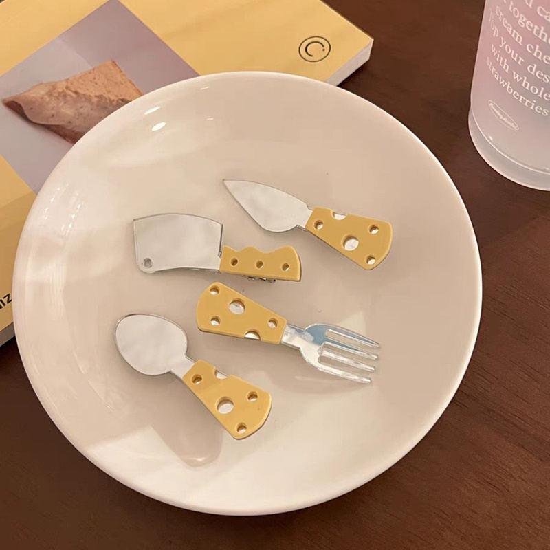 Kẹp Tóc Hình Miếng Phô Mai Thời Trang Cho Nữ