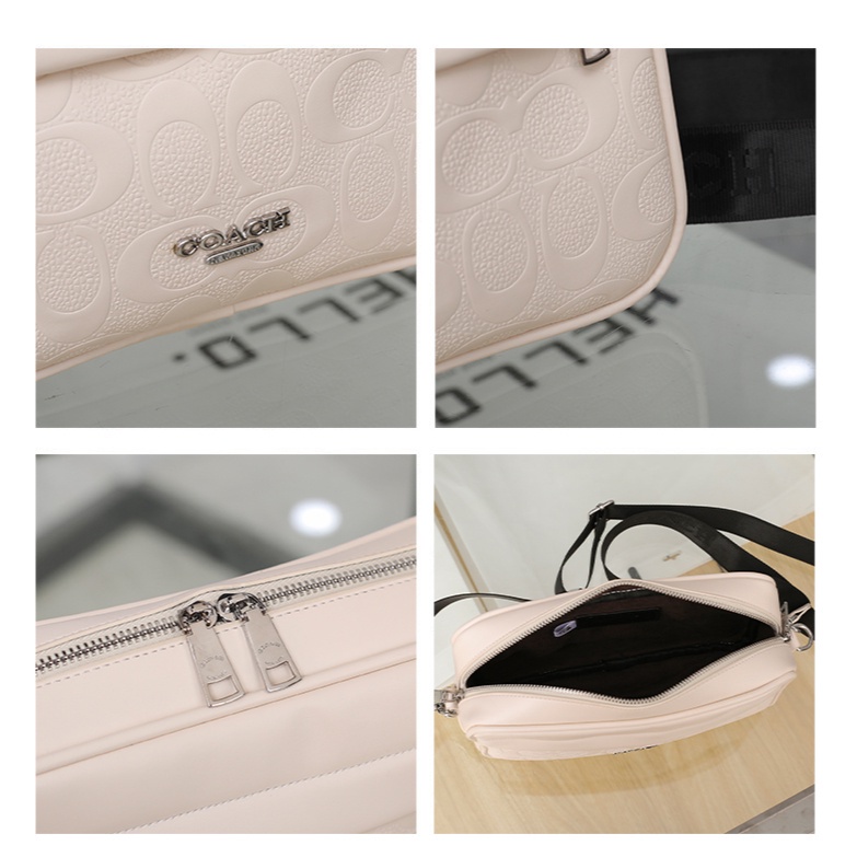 Túi đeo Chéo Vai Kinh Doanh Nam Coach Thời Trang Giản Dị Da Ngang Không Thấm Nước Điện Thoại Nâng Cao