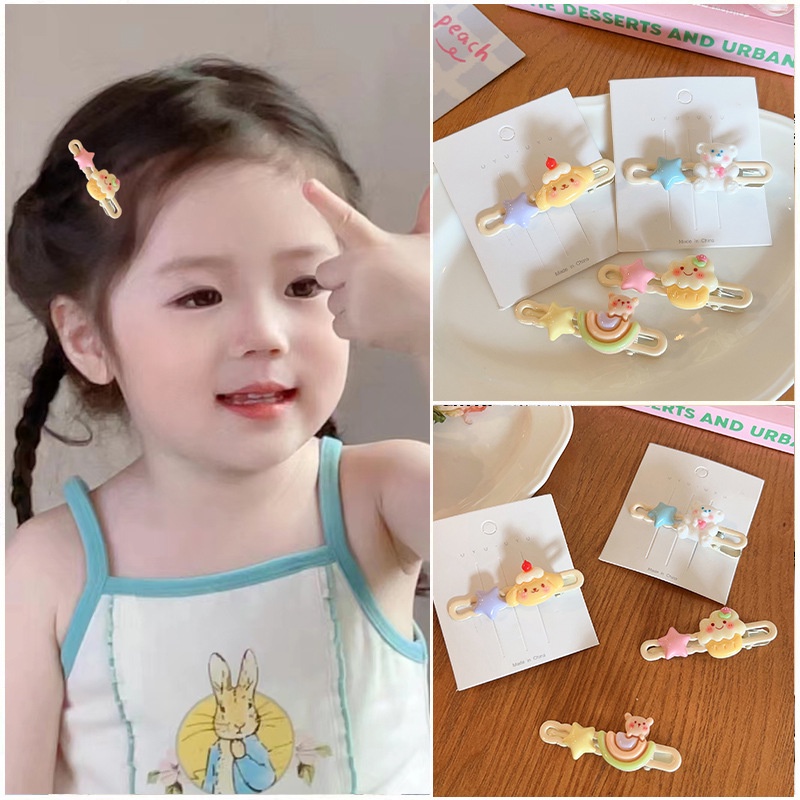 Kẹp Tóc Hình Ngôi Sao Hoạt Hình Dễ Thương Cho Nữ