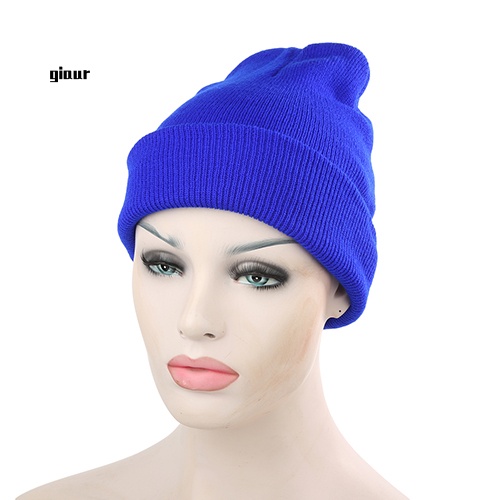 Mũ beanie Co Giãn Giữ Ấm Mùa Đông Phong Cách Hip Hop Cho Nam Nữ