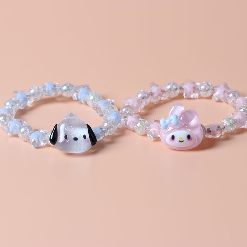 Sanrio series vòng tay phụ nữ vòng tay ngọc trai thời trang khóa vòng tay nữ phụ kiện thời trang trang trí