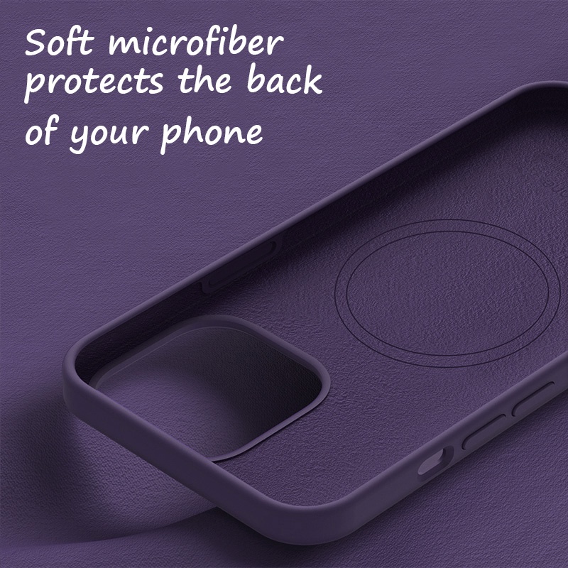 Ốp Điện Thoại Silicon Nam Châm Màu Mới Mag-Anne 2023 Cho iPhone 14 Pro Max 14 Plus iPhone 14 Plus Pro Max