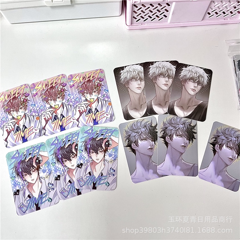 Ins Thiệp Nhỏ Truyện Tranh Hàn Quốc bak Quả Cầu Thủ Công