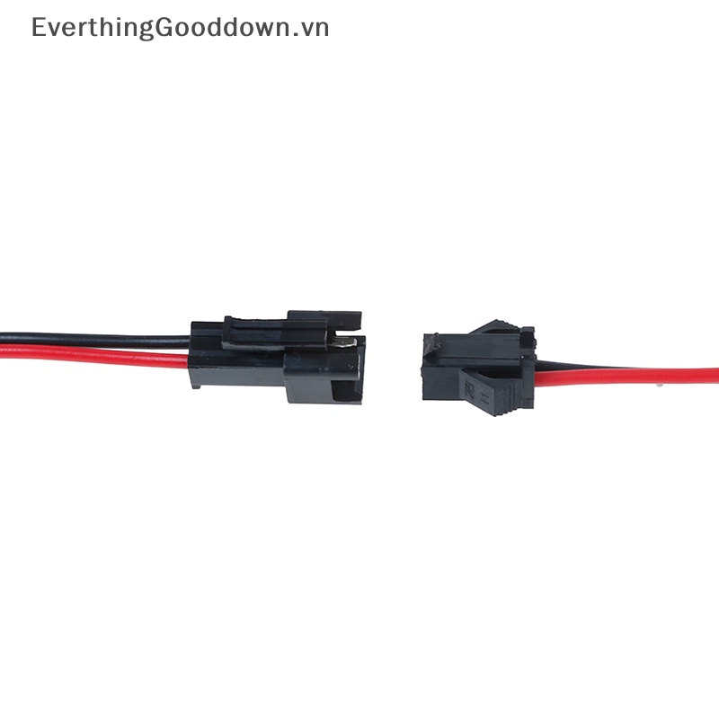 Everthinggooddown 10 Bộ 10 Đầu Nối Dây JST SM 2pins male Sang female vn