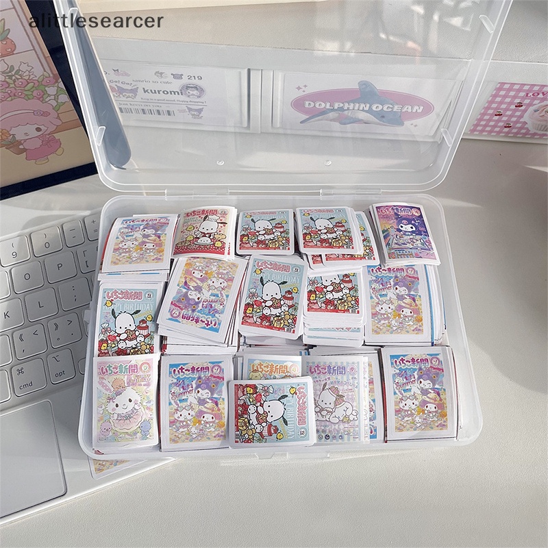 Bộ 100 Sticker Hoạt Hình Cinnamoroll Hello Kitty Kuromi My Melody Pompompurin Pochacco Dễ Thương Dùng Làm Quà Tặng Sinh Nhật Cho Bé Gái