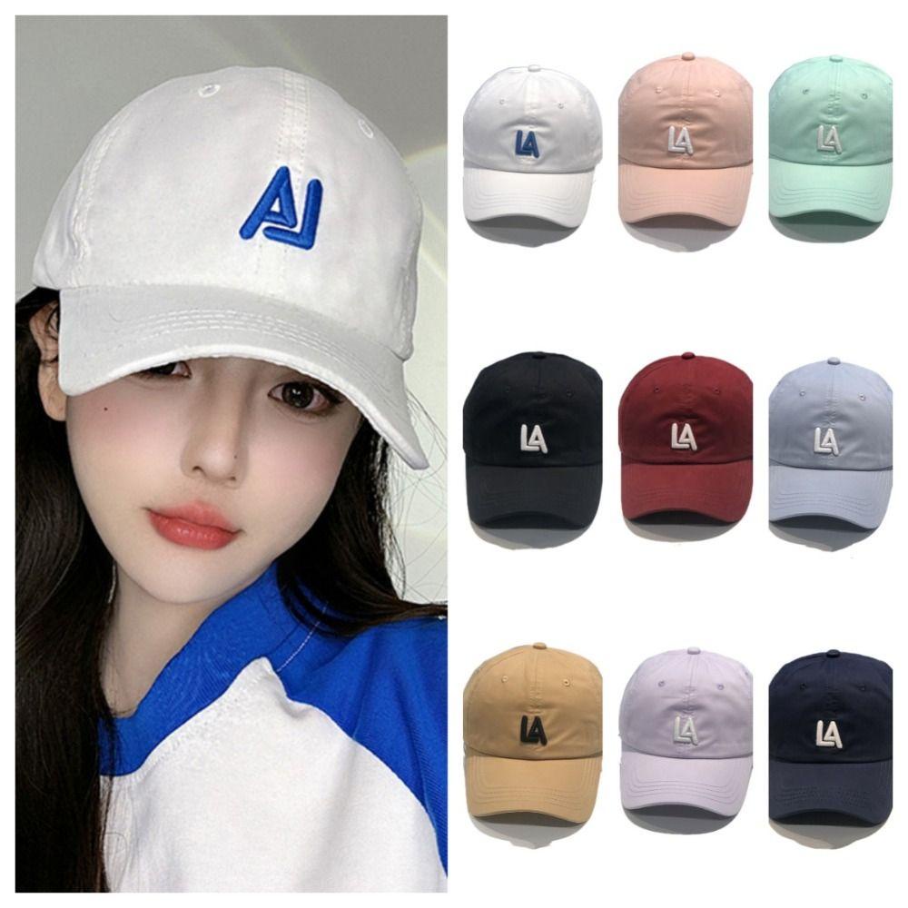 Desmond Mũ Lưỡi Trai cotton Màu Trơn In Chữ Thời Trang Cho Nữ