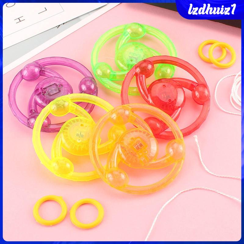 Bánh Đà Kéo Dây Có Đèn Phát Sáng Độc Đáo Cho Trẻ Em