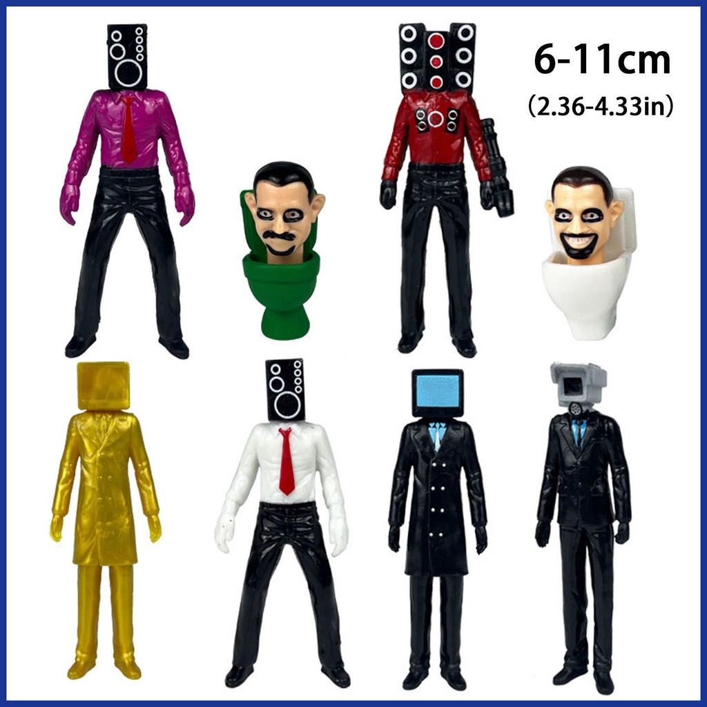 Mô Hình Nhân Vật Người Đàn Ông Ngồi Toilet Ngộ Nghĩnh Đáng Yêu