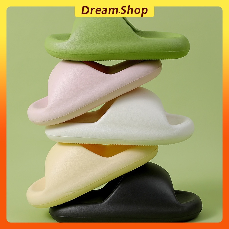 「DR」Dép Bánh Mì Đế Xuồng Dày Thời Trang Cho Cặp Đôi Thước: 36-45