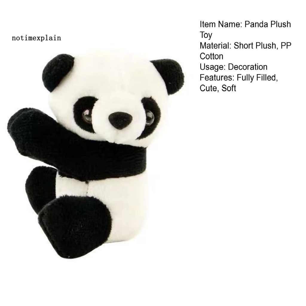 Gấu Trúc Mắt 3D Mini Trang Trí Đáng Yêu