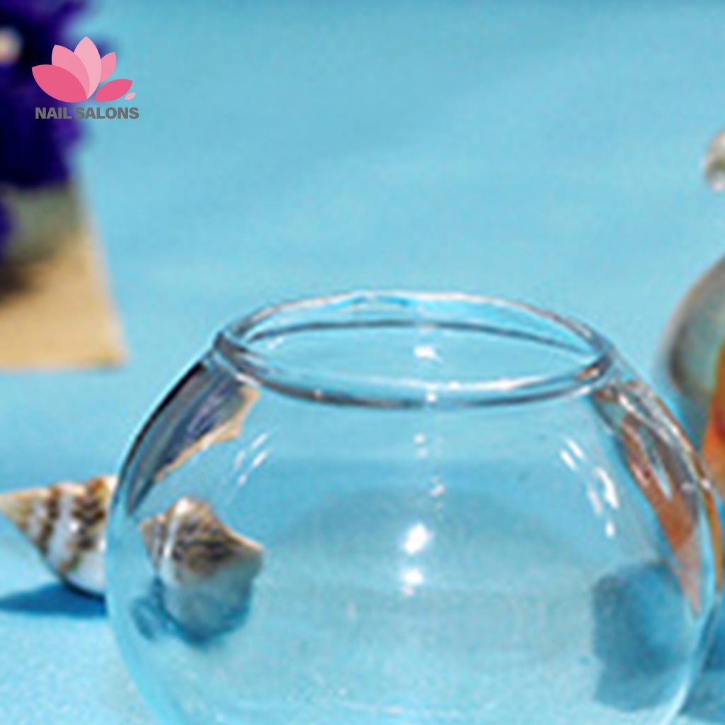 Bát Thủy Tinh Mini Màu Trong Suốt Trang Trí Bể Cá